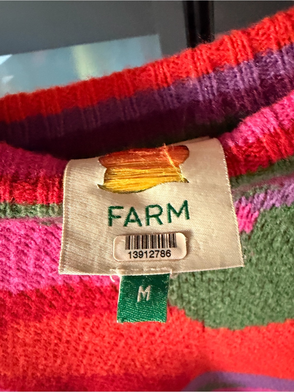 Farm Rio Colorful Crewneck Sweater - Picture 2 of 3